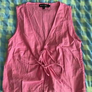 Motel Rocks Pink vest